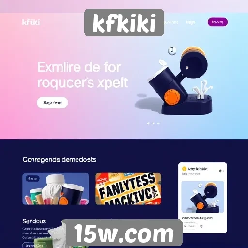 Tendências de design e interface do site kfkiki