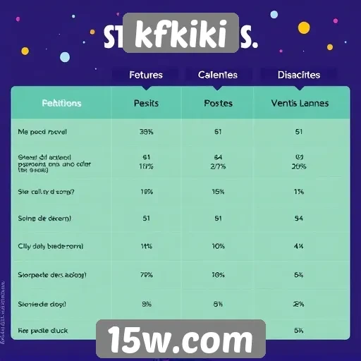 Comparativo de kfkiki com outros sites de jogos
